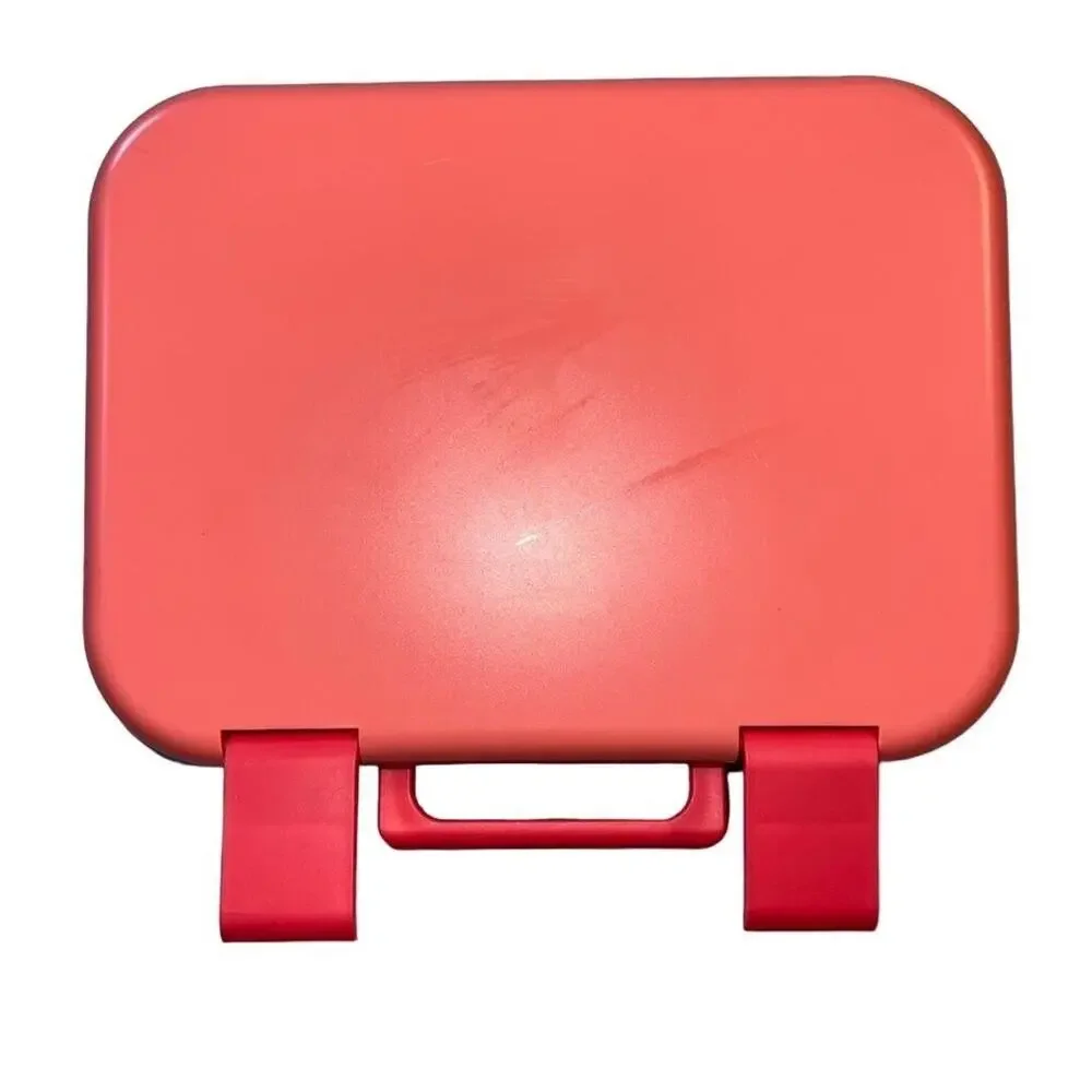 Your Zone Kids Pink Bento Box Plastic Lunch Container 4 Compartment
